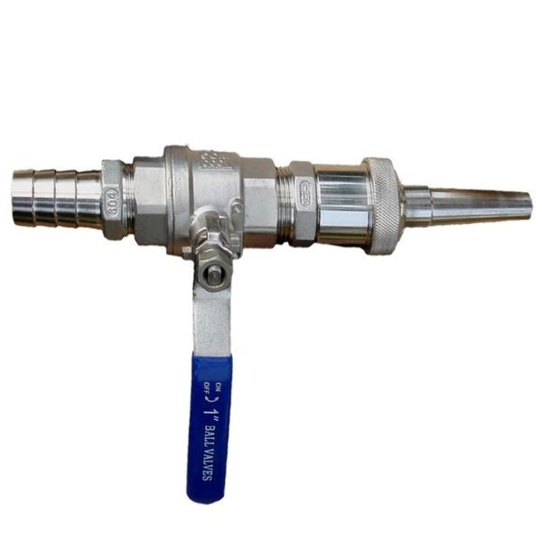 

stainless steel water gun sprinkler with switch, high flow and high pressure irrigation universal direct sprinkler
