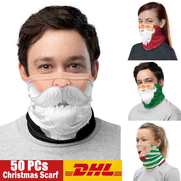 

dhl ship chirstmas magic headscarf outdoor sports headband scarves dustpoof headwrap visor gaiter christmas decora party supplies fy6093