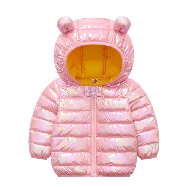 

melario girls toddler kids winter warm coats cute parkas long sleeves zipper coat with hat boys casual jackets c0924, Blue;gray