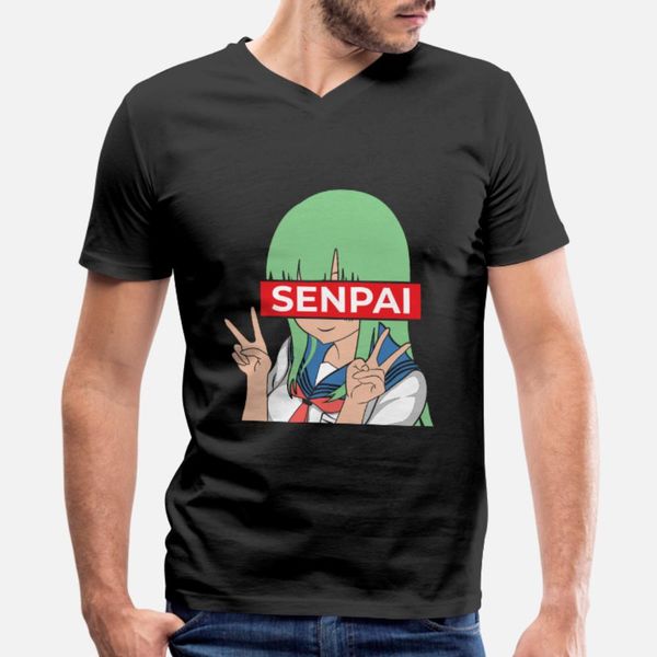 

senpai anime cosplay manga shirt men & women t shirt men knitted 100% cotton round neck trend fit breathable spring novelty shirt