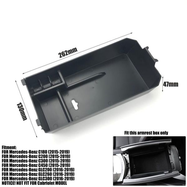 

car styling accessories central armrest box for a b c e class cls gla cla glk glc m/gle/gl/gls-class