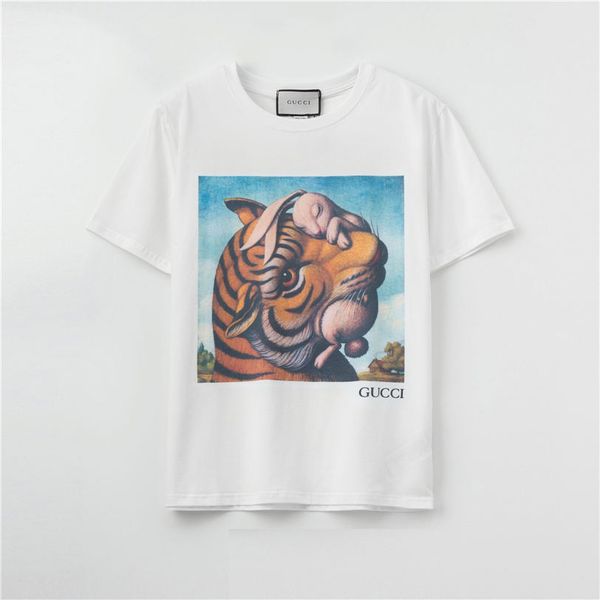 

famous mens stylist t shirts fashion men women summer t shirt womens clothing short sleeve womens men size s-2xl, White;black