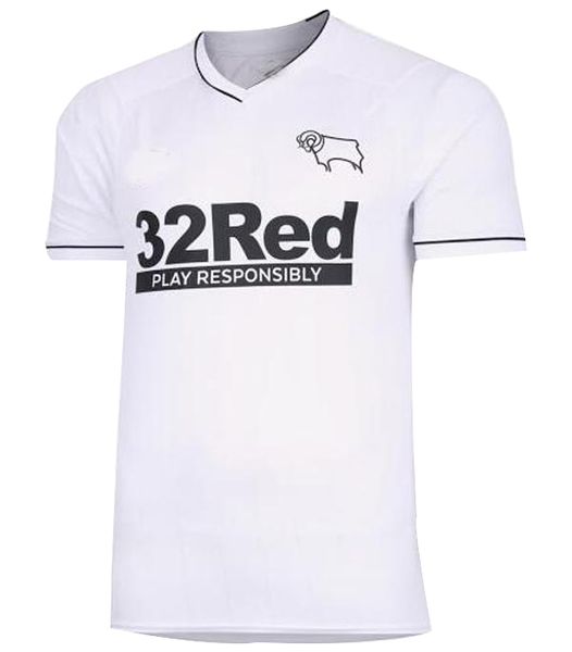

2021 derby county soccer jersey #9 waghorn #19 martin 20 21 men soccer shirt home away short sleeve derby county football uniform, Black;yellow