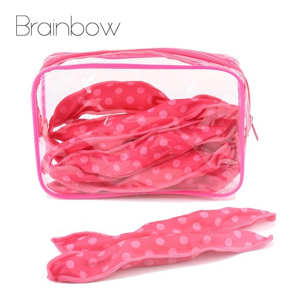 

brainbow 30pc/bag foam hair rollers magic sleep sponge pillow flexible hair curling pro hairdressing diy salon hairstyling tools, Black