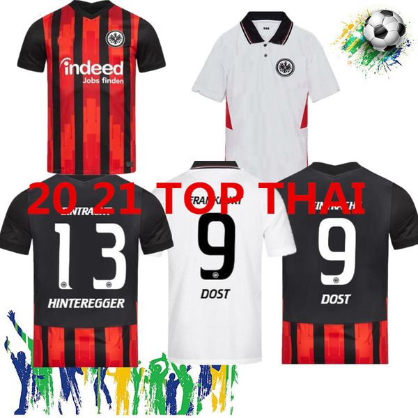 

20 21 eintracht frankfurt soccer jerseys 2020 2021 frankfurt home silva dost hinteregger silva 33 paciência abraham home away soccer jerseys, Black;yellow