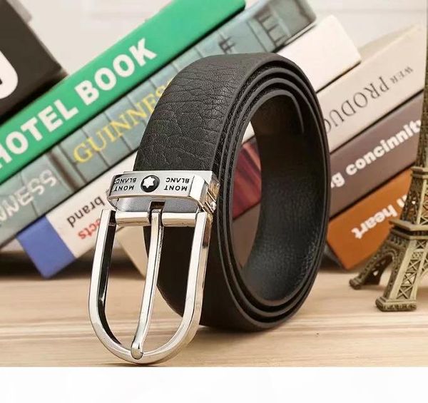 

22belt men's genuine leather belt designer mb buckle belts men luxury belts for men women fashion pin buckle 888, Black;brown