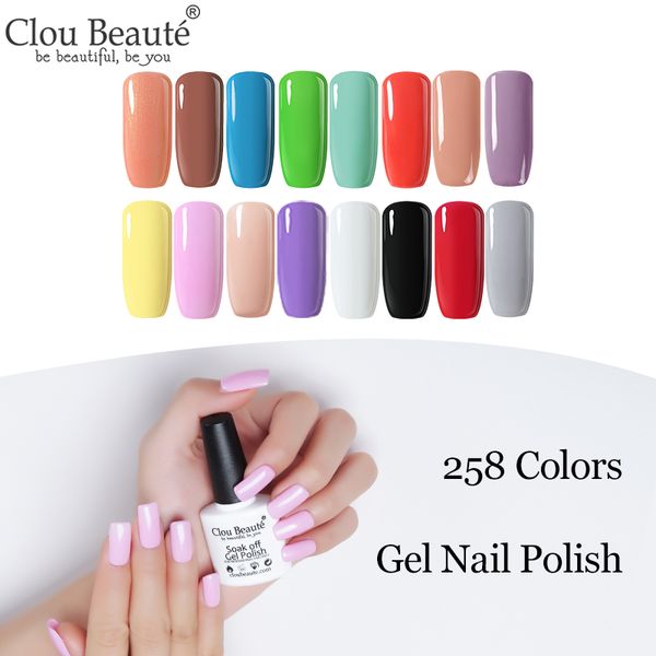 

nail gel clou beaute polish uv vernis semi permanent manicure base and coat primer varnish, Red;pink