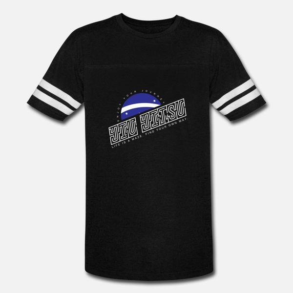 

bjj maze t shirt design white 01 t shirt men create 100% cotton round neck pattern famous humor summer style leisure shirt
