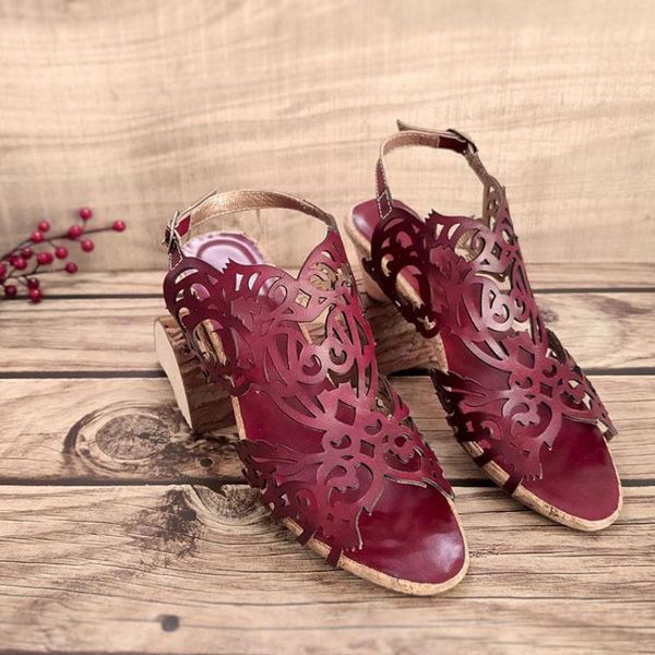 

yourseason летние женщины красные свадебные сандалии 2020 новая натуральная кожа пряжки ремень ретро шитье вскользь женская обувь для партии, Black