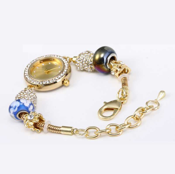 

new fashion 2020 luxury rhinestone watches women stainless steel quartz bracelet watch ladies dress watches gold clock relogios, Slivery;brown