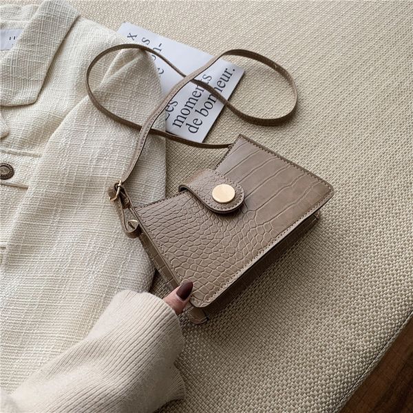 

lily queen ladies crossbody messenger alligator bag shoulder mini solid bags for women pu leather