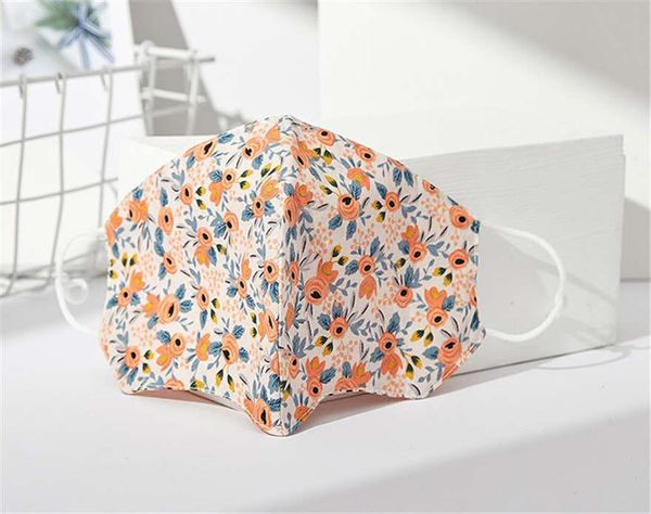 

new designer 20pcs face mask fashion face masks dust facemask cloth mask printing folding adjustable anti-fog and sunscreen stereo masks