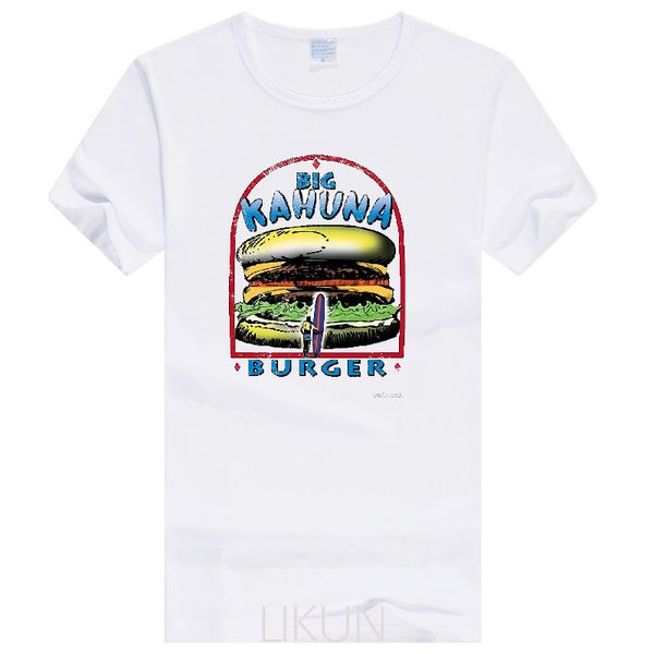 

big kahuna burger pulp fiction movie retro cool retro t shirt 100 summer o-neck tee shirt