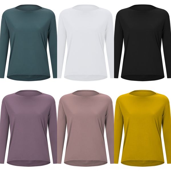 

2020 clothing autumn and winter new sports loose training clothes clothes jacket yoga suit running quick-drying yoga jacket long sleeve nvae, Gray