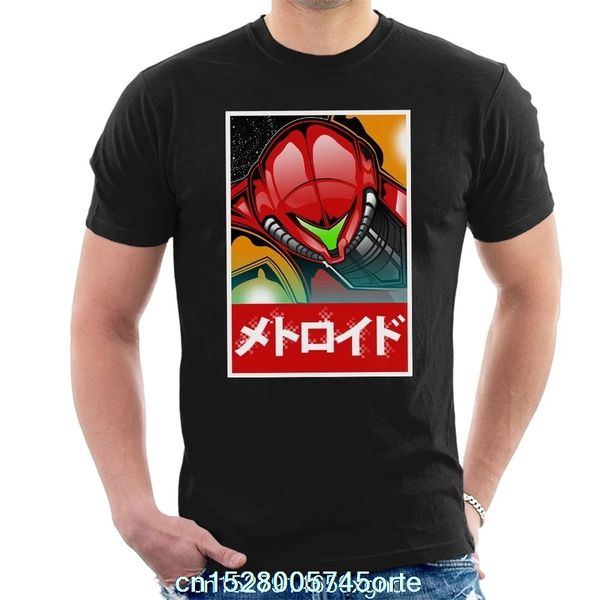 

printed funny 2020 camiseta metroid bounty hunter samus aran men's t-shirt women t-shirt