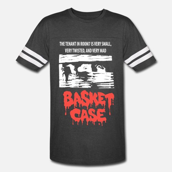 

basket case 80s horror movie t shirt men print cotton round neck natural sunlight funny casual spring pattern shirt