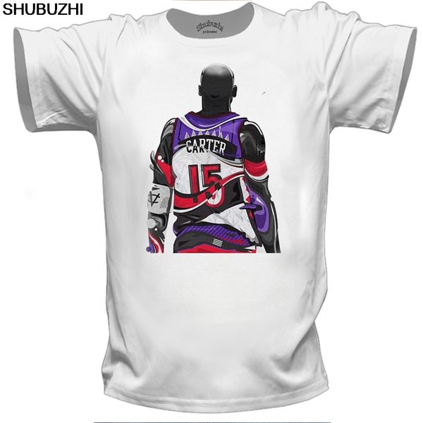 

cool printed vince carter shodow short sleeve t-shirt tee 100% cotton fans t shirt euro size