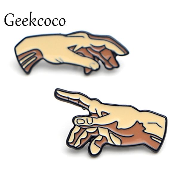 

the creation of adam zinc alloy tie pins badges para shirt bag clothes backpack shoes brooches badges medals decorations j0021, Gray