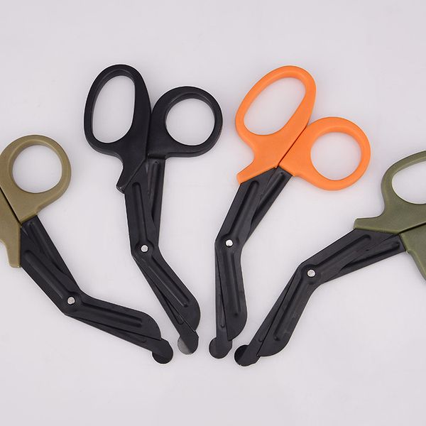 

edc medical scissors fine teeth survival rescue scissors medical first aid canvas scissors field survival equipment 62g
