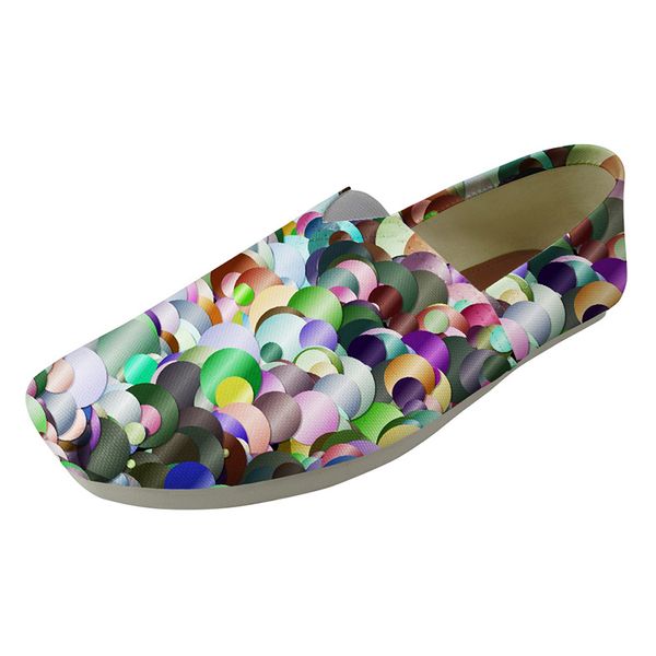 

hycool color ring блестки для печати обувь квартиры для женщин ladies повседневный холст обуви student девушки light скольжения на бездельни, Black