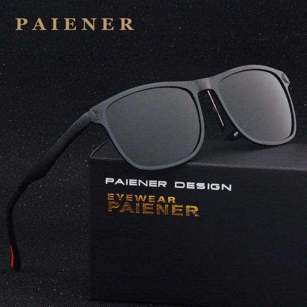 

aluminum magnesium brand new polarized men's women sunglasses 9 color sun glasses men driving goggle eyewear accessories, White;black