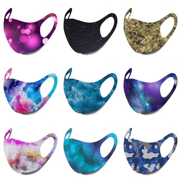 

yoga hair band with mask button women sport fitness headband elastic head wrap women print headbands buckle detachable#679#333