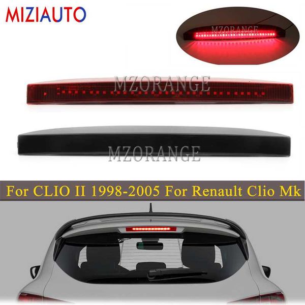 

for clio ii 1998-2005 for clio iii red/black led 3rd third brake light tail ssignal brake lamp rear fog lights
