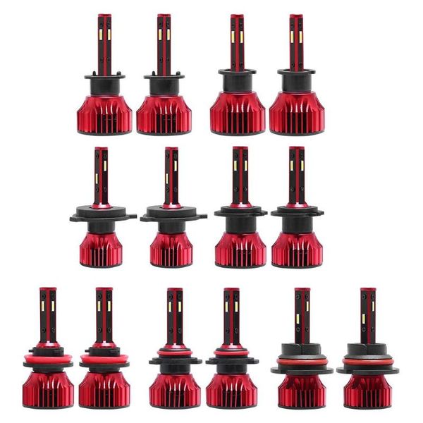

vodool dc 9-36v 1 pair h7 led /h4 led/ h3 led h7 h11 9005 9007 light bulbs for cars 6500k car auto headlight bulbs emc ip67