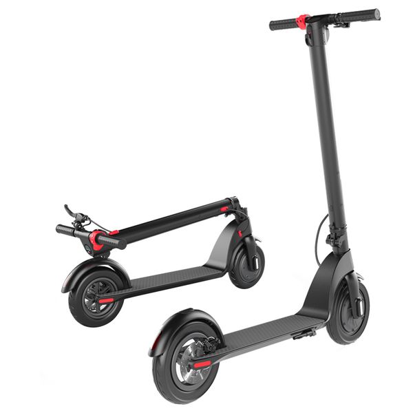 

huanhong-x7 off- road 10 inch air 2 wheel urban electric mobility scooter foldable smart classic electric scooter adult