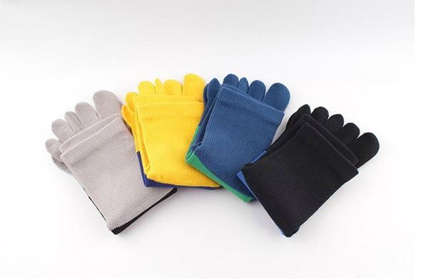 

socks summer spring sports compression socks soft five toe socks men sock men designer brearhable, Black