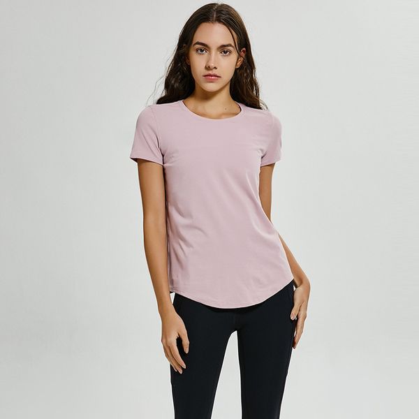 

all match lu t yoga shirts tank loose bodybuilding t shirt woman gym sportwear workout yog clothing, White;red