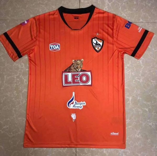 

2020/21 chiangrai united soccer jersey 2021 chiangrai united home soccer shirt thai league club short sleeve football uniform, Black;yellow