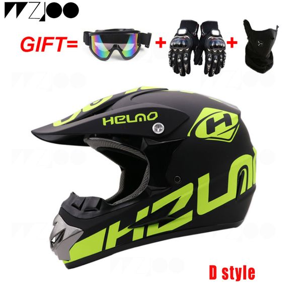 

professional racing motocross casque hors route casque moto capacete moto casco off-road cartoon children motorcycle helmet