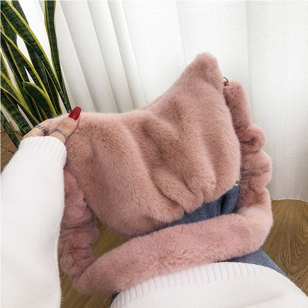 

autumn and winter velour handbags women 2020 new korean version of the wild shoulder bags fashion messenger ins designer bags