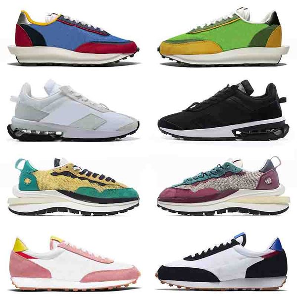 

wholesale 2020 sacai ldv waffle mens running shoes varsity blue green gusto triple white black pegasus trainers women blazer shoes 36-45