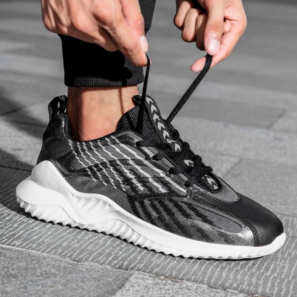 

2020 jogging sneakers men new design men running shoes lac-up male shoes lightweight comfortable breathable trainers