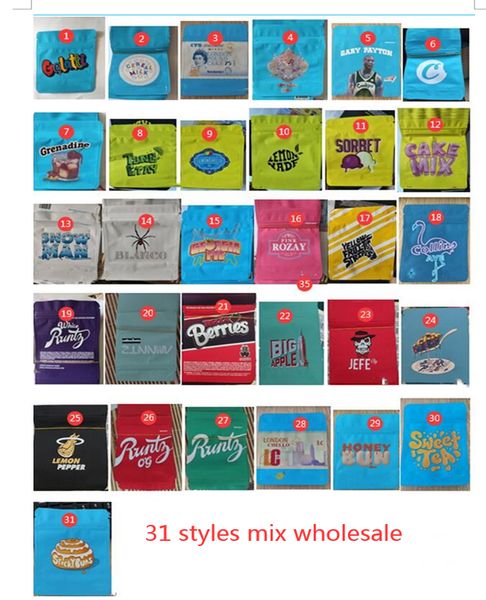 

31types cookies california sf runtz grenadine the soap kush animal minntz seed junky genetics packaging bags dry herb flower