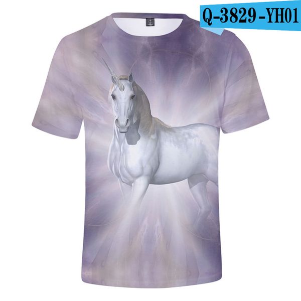 

unicorn rainbow cartoon 3d print shirts graphic funny comics men clothing
