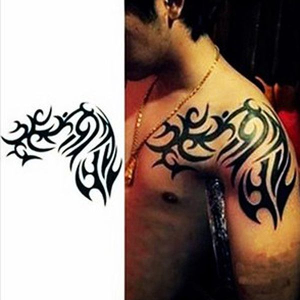 

popular fashion the mysterious totem temporary tattoo sticker for men women waterproof tattoo paper transfer fake tattoo for party ph