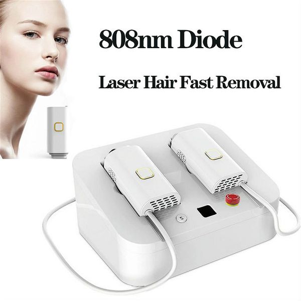 

2020 new style big spot size painless treatment 200w 808 diode laser hair removal 808nm laser machine deplilation fast shipping, Black