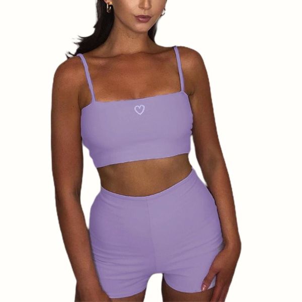 

yoga outfits women set solid vest + shorts leggings fitness sports suits gym running workout clothes sportswear tracksuit, White;red