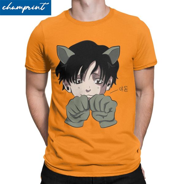 

men's yoon bum cat killing stalking t shirt yoonbum korean yaoi manga novelty round neck tees birthday present t-shirt