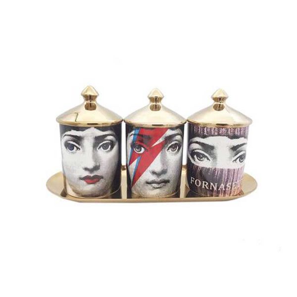 

woman candle jar storage box with lid candle holder fornaset