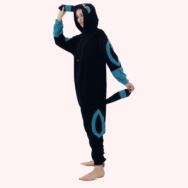 

cartoon animal one-piece pajamas flannel mascot winter version home service, Red;yellow