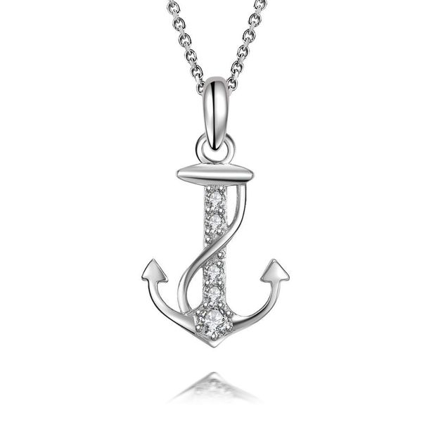 

925 для чувствительная воротник sterling de bow серебряные ожерелья подвеска ainuoshi партии длинные свадебные plata y200106 женщины ювелирн, Slivery;golden