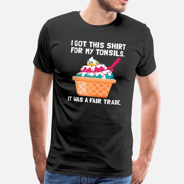 

funny tonsil surgery recovery gift for the bravest t shirt men printed 100% cotton plus size 3xl letter sunlight comical summer style shirt