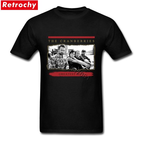 

branded tees the cranberries gentlemen t-shirt homme short sleeve brand merch shirts