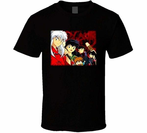

clothing perfect fit t shirts inuyasha group anime t shirt 8763(2