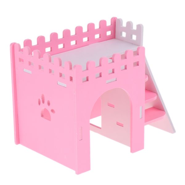 

hamster guinea pig house loft hideout playground exercise toys with ladders