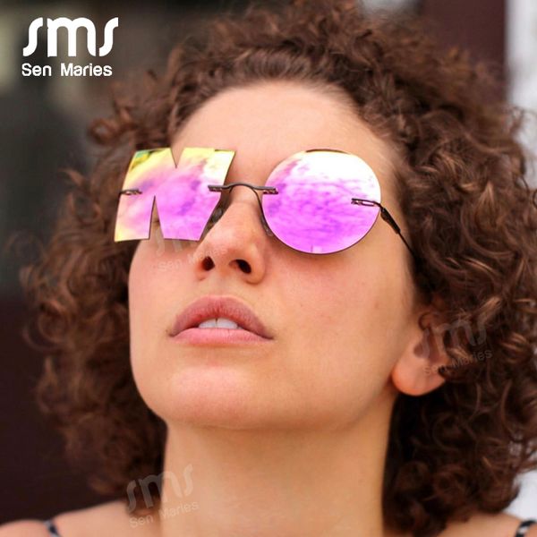 

vintage mirror round sunglasses women fashion retro no unique red silver punk sun glasses men metal frame glasses men okulary, White;black
